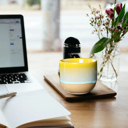 Ceramic Cups 150ml Japanese Style Handless Yerba Mate Teacup Kung Fu Tea Cup for Cappuccino Juice Yerba Mate Sake Espresso