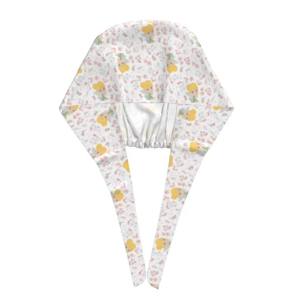 Custom Tinker Bell Breathable Nursing Work Cap Surgical Scrub Caps Unisex Nurse Medical Cap Cartoons Scrubs Hat Medical Surgical