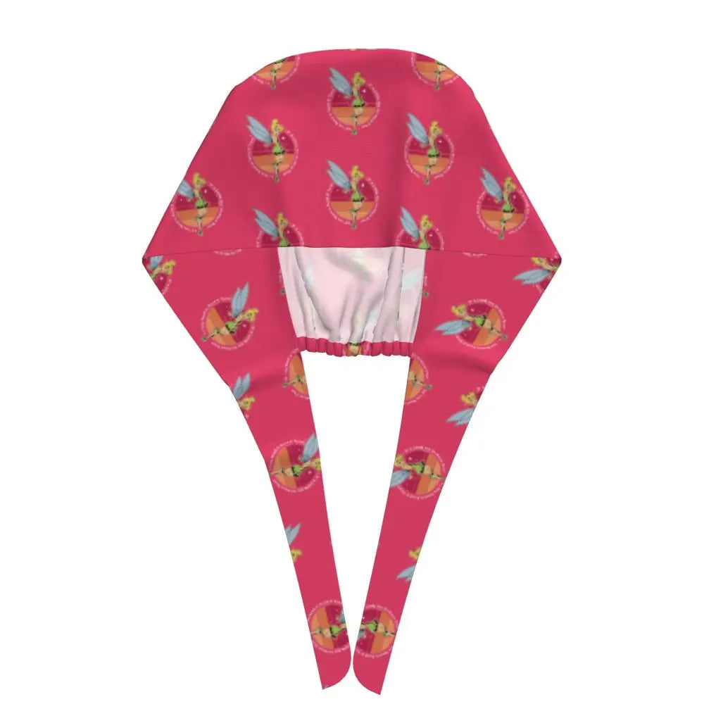 Custom Tinker Bell Breathable Nursing Work Cap Surgical Scrub Caps Unisex Nurse Medical Cap Cartoons Scrubs Hat Medical Surgical