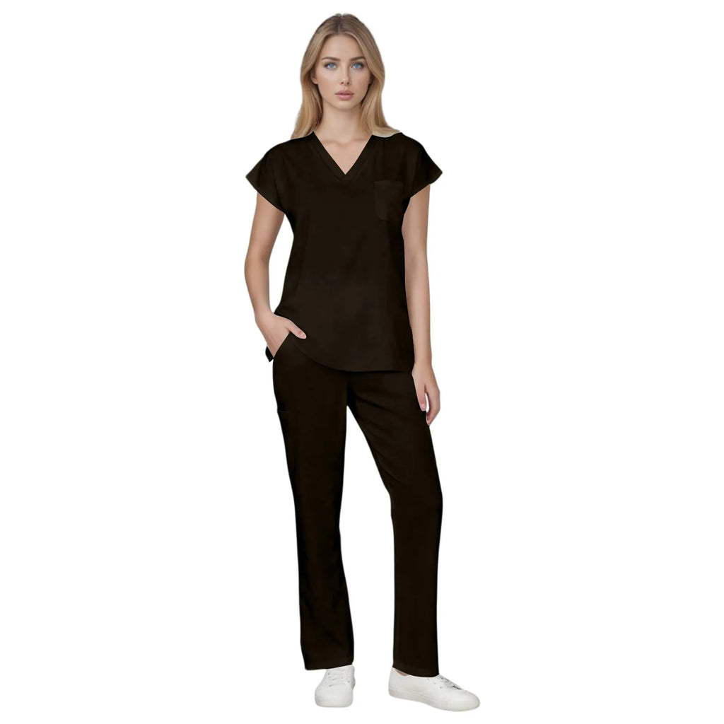 Scrubs Medical Uniform Women and Man Scrubs Set Medical Scrubs Top and Pants