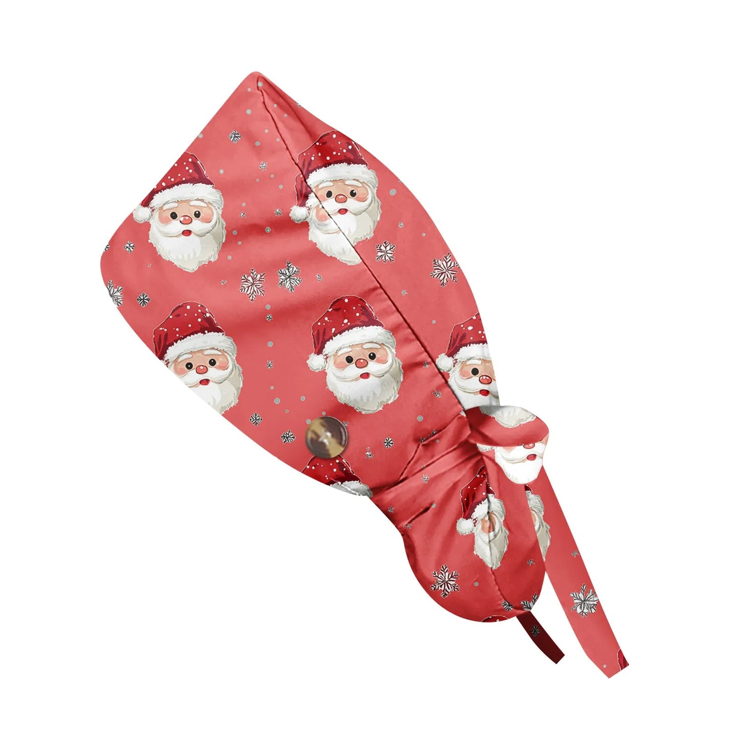 Christmas scrubs caps Pet shop hats Beauty Cleaning cap Wholesale prices cotton pet grooming nursing scrubs work cap