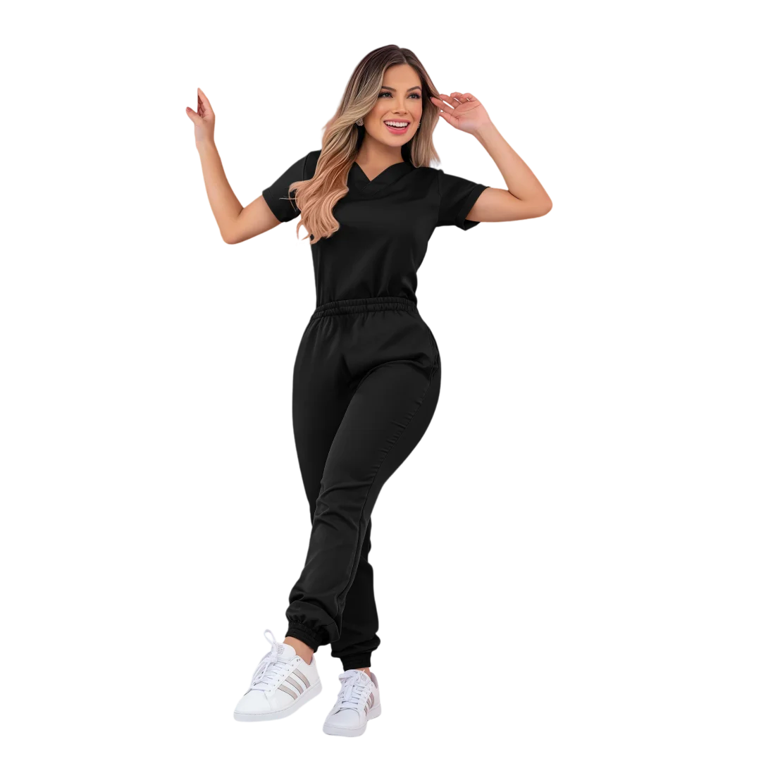 High Quality Scrubs Doctor Medical Center Uniform Comfortable Staff Scrub Suit Ladies Beauty Spa Salon Tunic Top+Pants Workwear