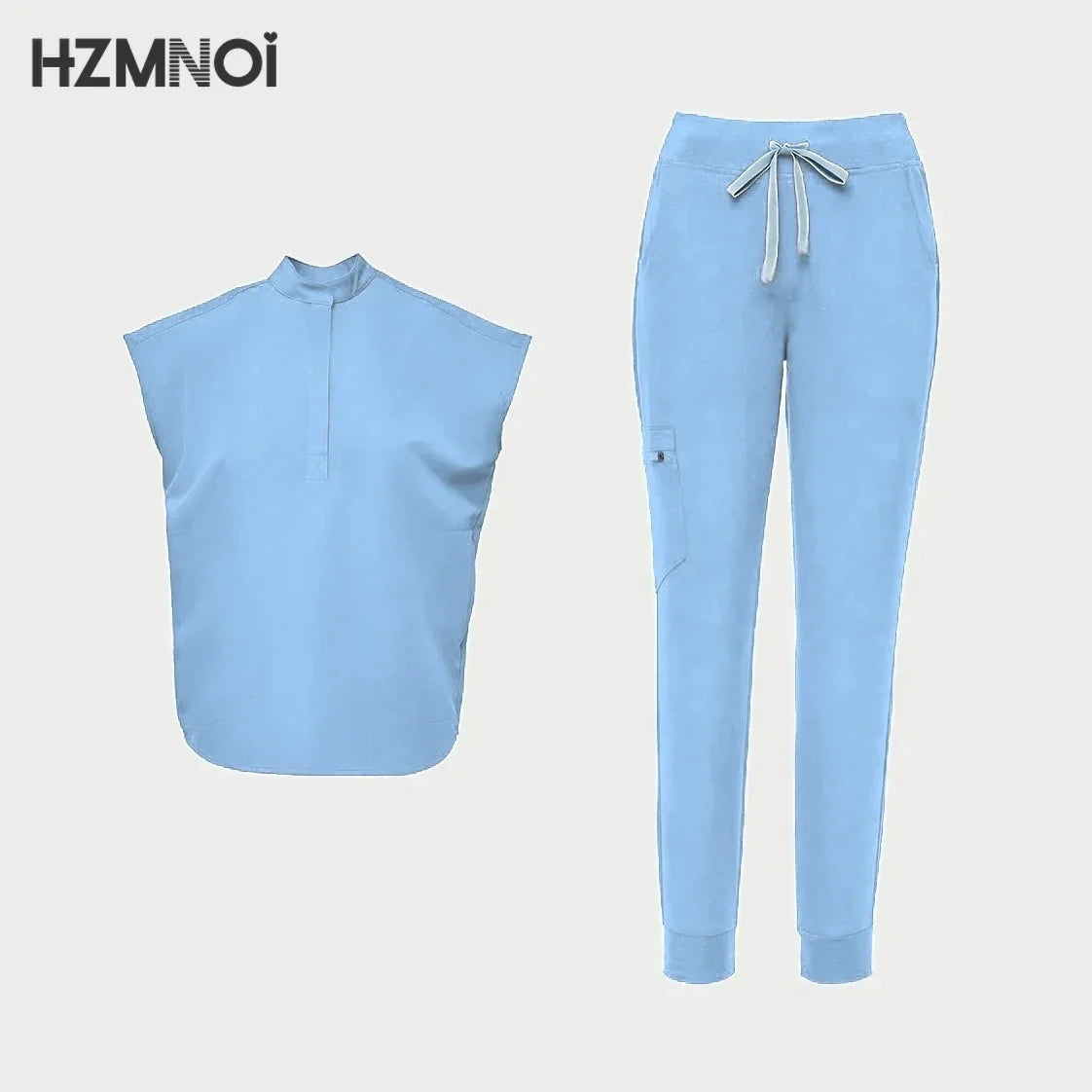 Scrub Sets Nurse Surgical Uniform Women Summer Slim Comfortable Oral Doctor Work Wear Short Sleeve Sets Operating Room Clothes