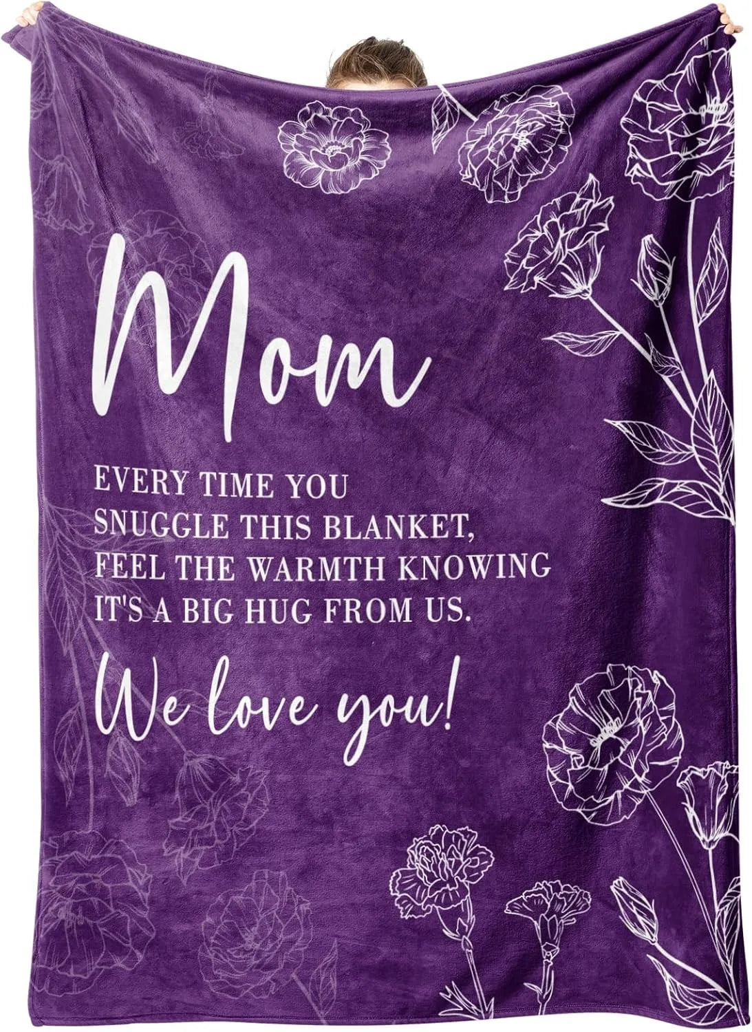 1PC Blanket Festival Gifts for Elder Mom Dad Grandpa Grandma idea Gifts Birthday gifts Warm soft Throw Nap Blankets Gift Season