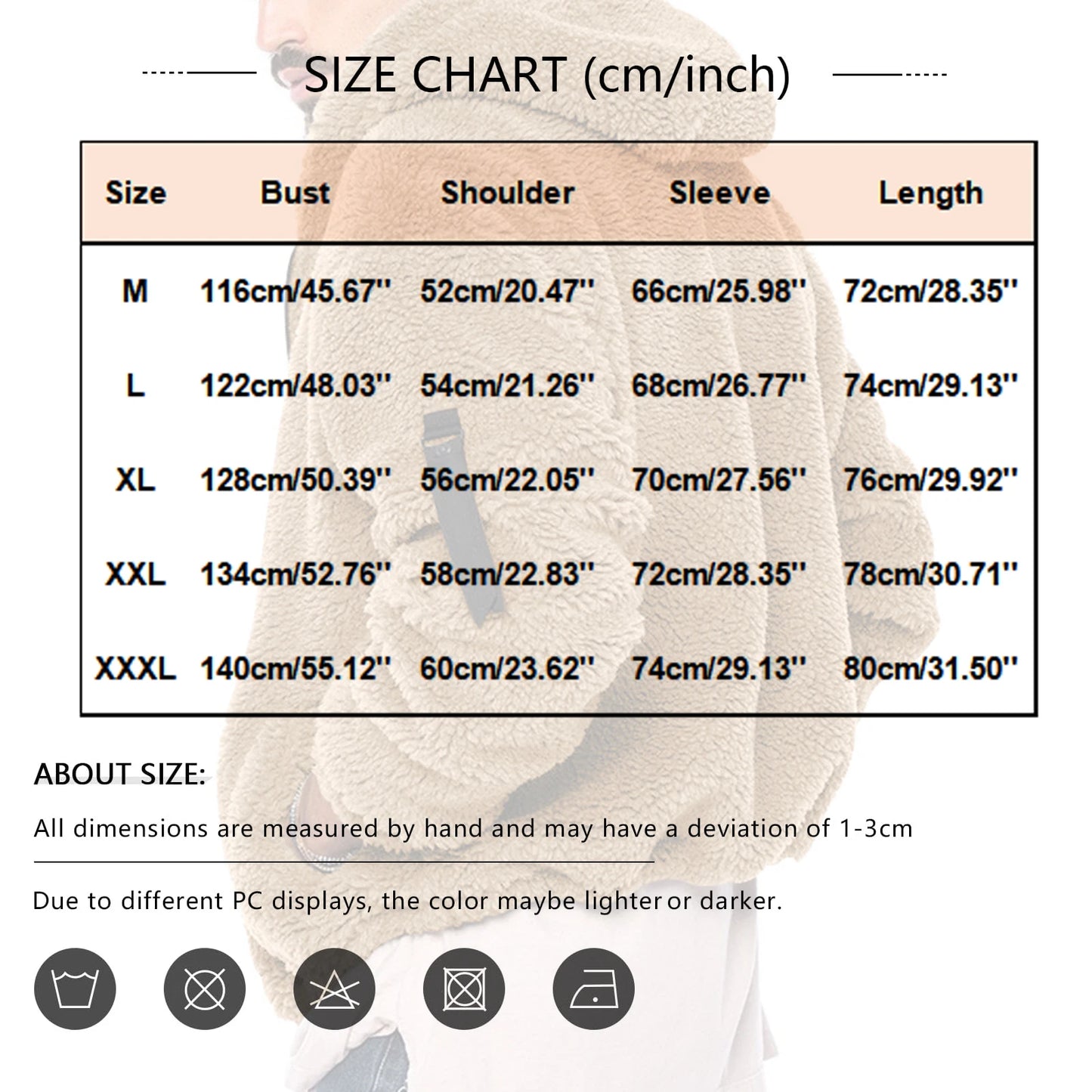 Winter Men'S Casual Loose Double-Sided Velvet Jacket Solid Color Zipper Hooded And Warm Jacket Suitable For Daily Wear