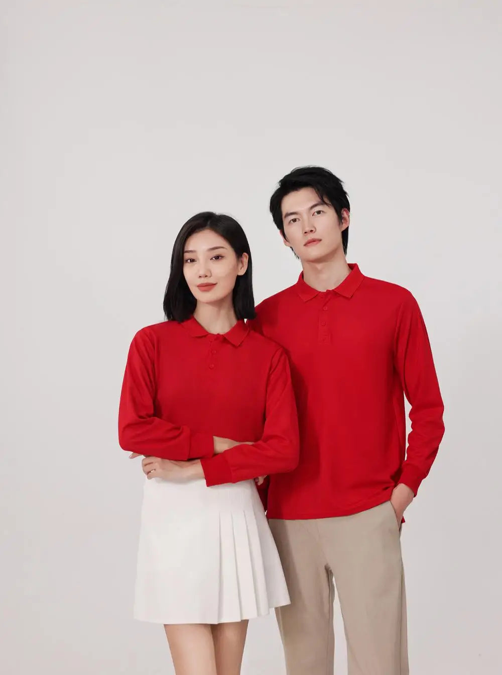 S-7XL Fashion Sportswear High Quality New-Design Men's Polos Shirts Long Sleeve 100% Cotton Casual Polos Customized Your LOGO