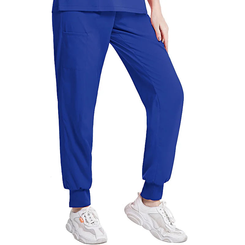 Surgical Uniforms Woman Scrub Set Medical Nurse Beauty Salon Workwear Clinical Scrubs Top + Pant Spa Doctor Nursing Tunic Suit