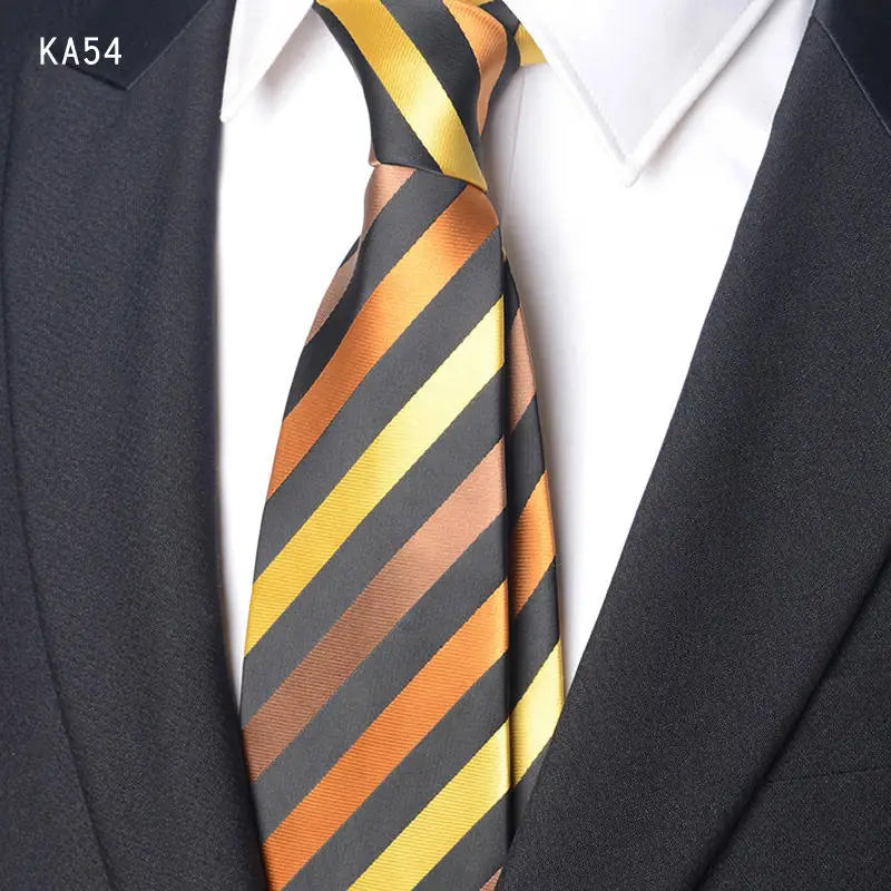 High Quality Handcrafted 9cm Wide Edition Cravat Blue Light Gray Striped Tie For Men's Business Attire Suit Commuting Necktie