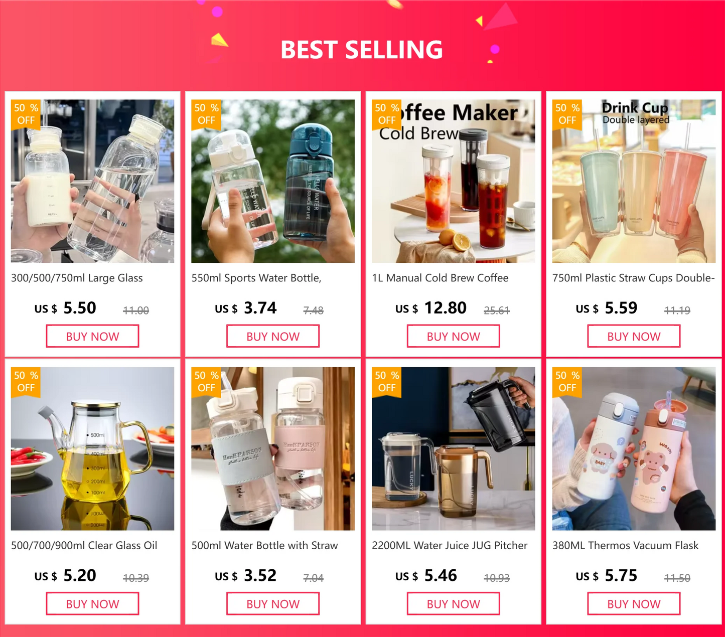 450ML Glass Cup with Lid and Straw Transparent Drinking Glasses for Juice Water and Iced Coffee Cups Drinkware Mug Water Bottle