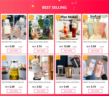 450ML Glass Cup with Lid and Straw Transparent Drinking Glasses for Juice Water and Iced Coffee Cups Drinkware Mug Water Bottle