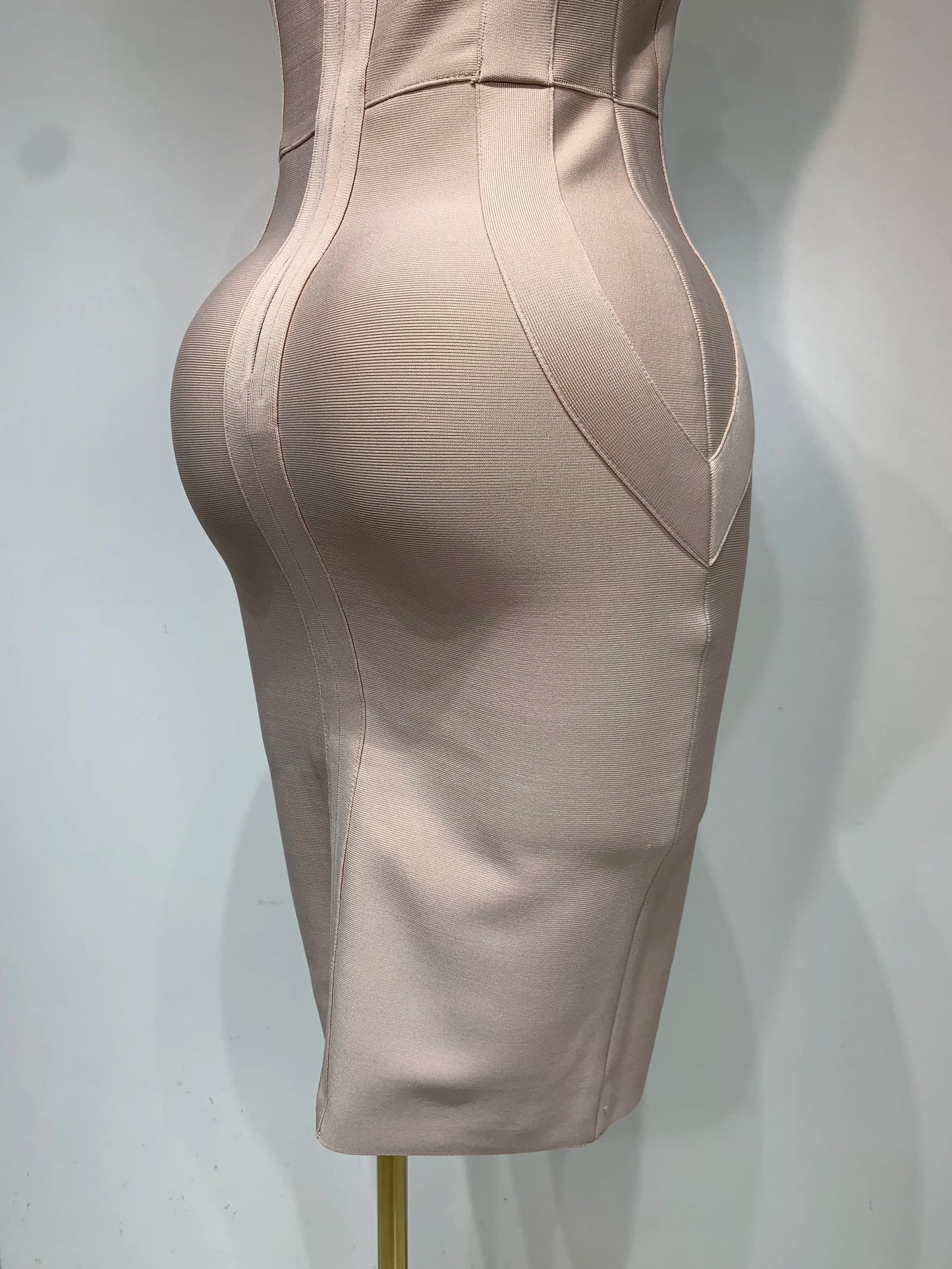 Women Sexy High Quality Celebrity Elegant Blue Bodycon Stretch Bandage Dress Nightclub Party Dress Luxury Birthday Vestidos