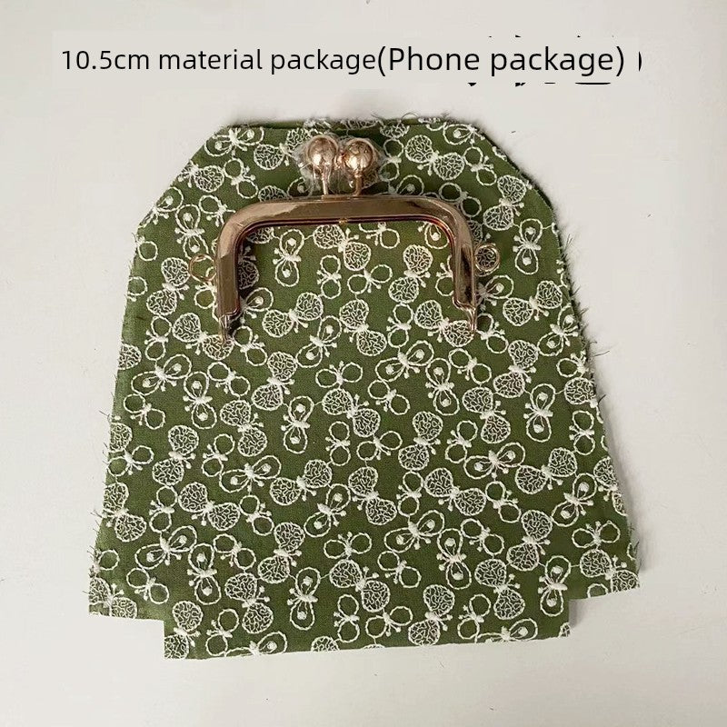 Machine Embroidery Extended Mobile Phone Bag Fabric