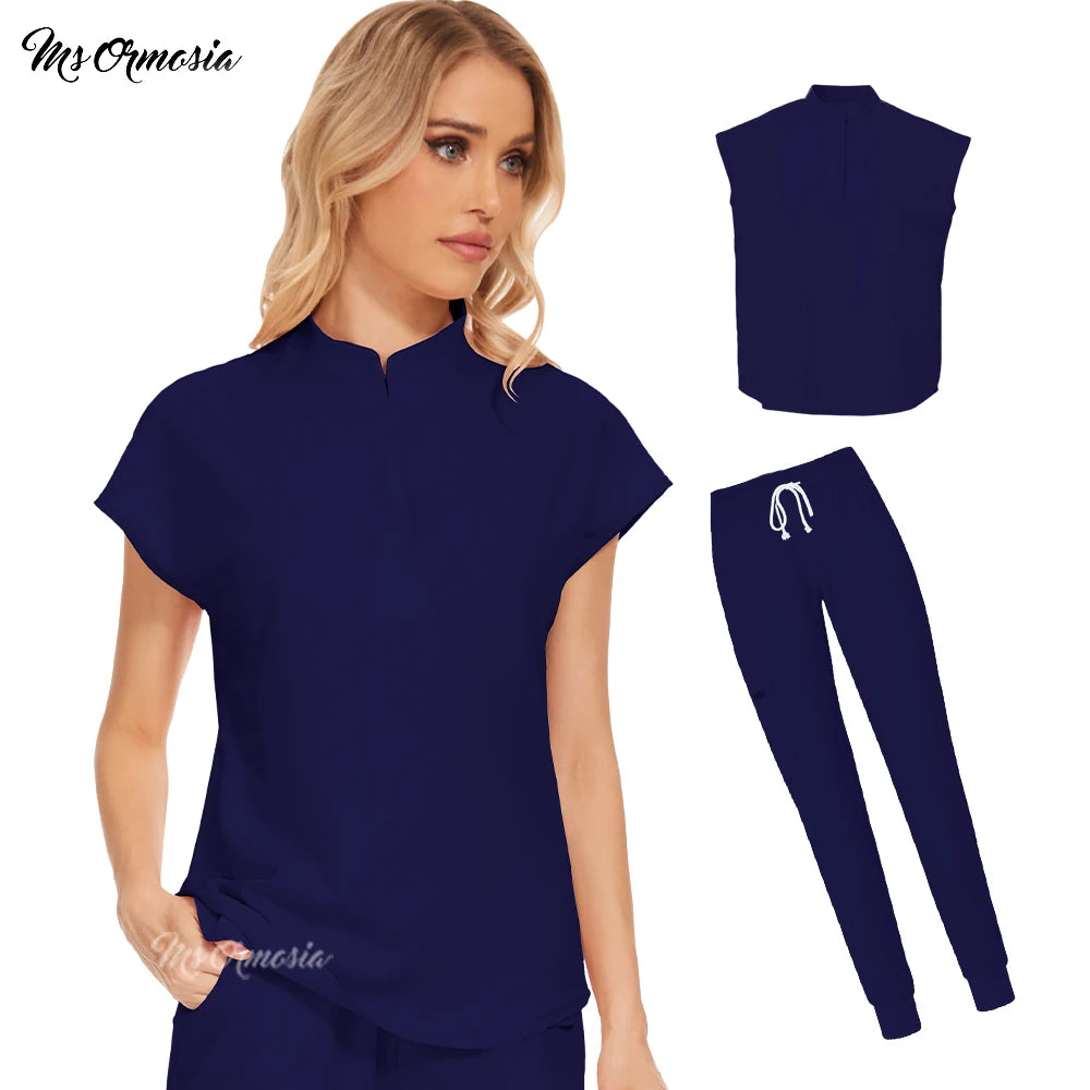 Medical Uniforms Women Scrubs Sets Nurse Nursing Work Clothes