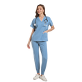 Women Scrub Set Surgical Nursing Scrub Sets Hospital Uniform Medical Factory Wholesale Uniforms Womens Custom Scrubs