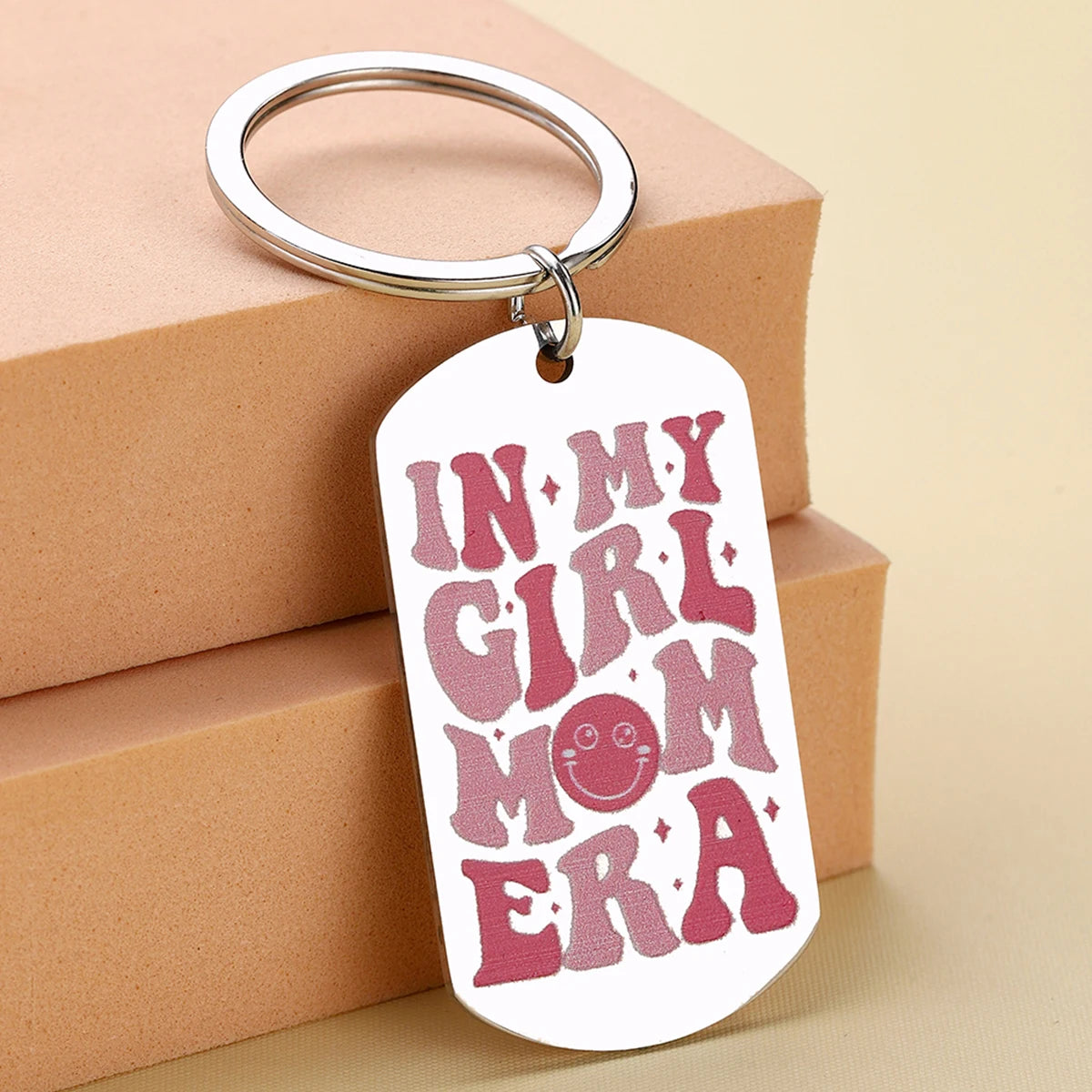 Mom Birthday Gifts from Son Daughter First Time Best Pregnant Mom ever Gift Idea Boy Girl Mom Era Keychain