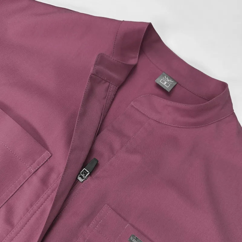 Wholesale Medical Apparel Scrub Uniform Women Short Sleeved Scrubs Jumpsuit Medical Hospital Clothing Scrub Uniforms with Pocket