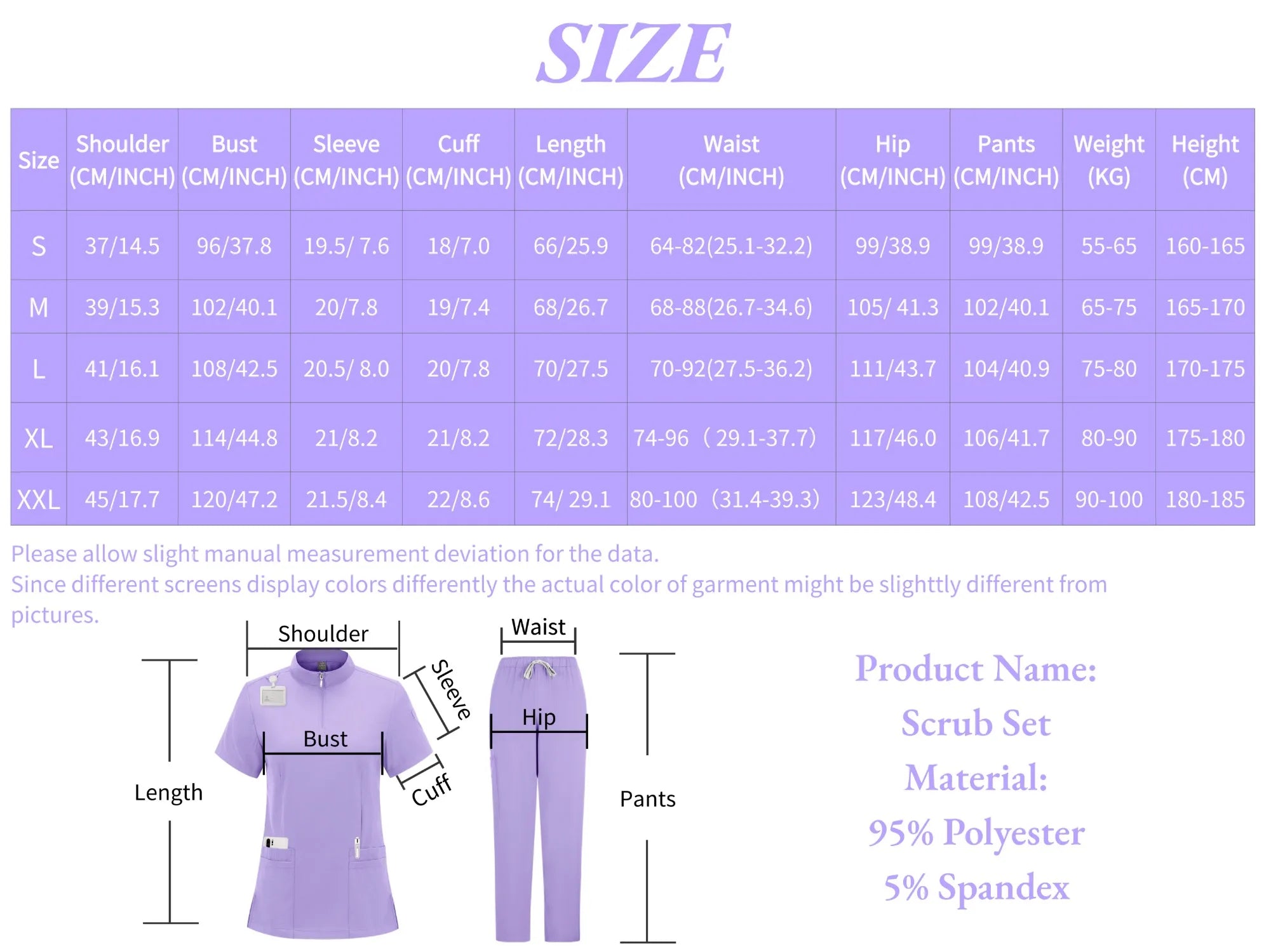 Medical Doctor Nurse Surgical Uniforms Woman Scrub Set Beauty Salon Work Wear Clinical Scrubs Top-Pants Spa Nursing Tunic Suit