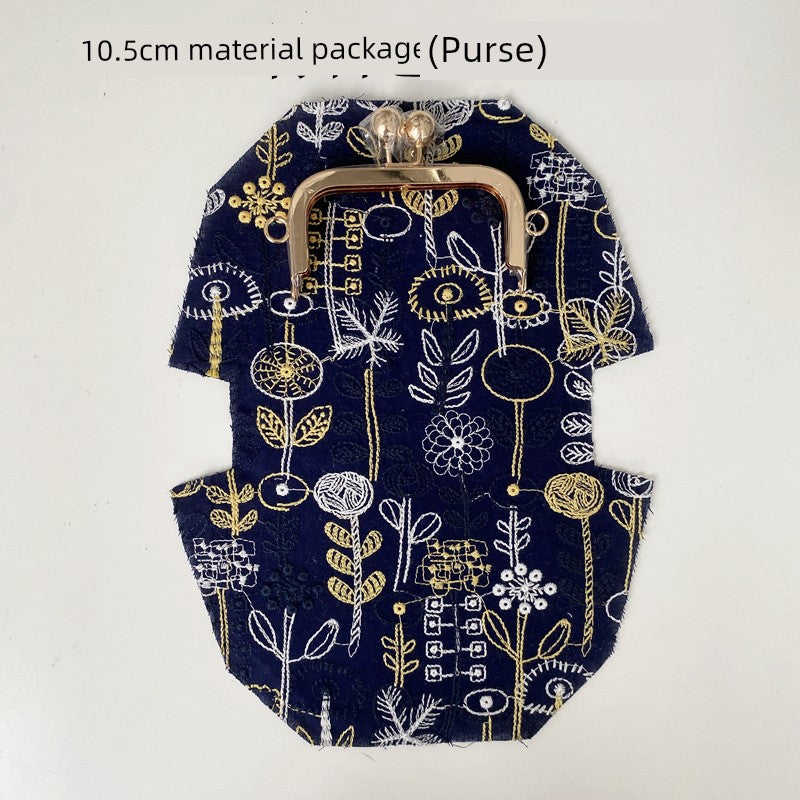 Machine Embroidery Extended Mobile Phone Bag Fabric