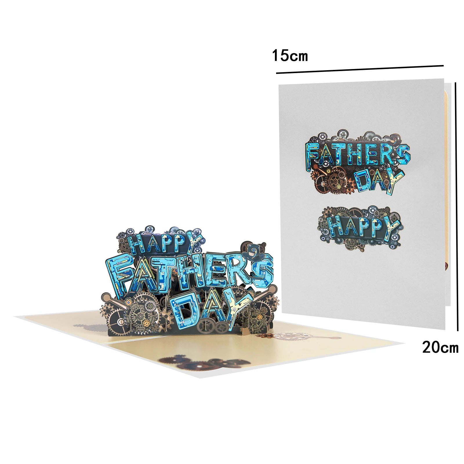 Fathers Day Cards 3D Pop-Up Father Birthday Greeting Card for Dad, Father's Day Gift for Dad