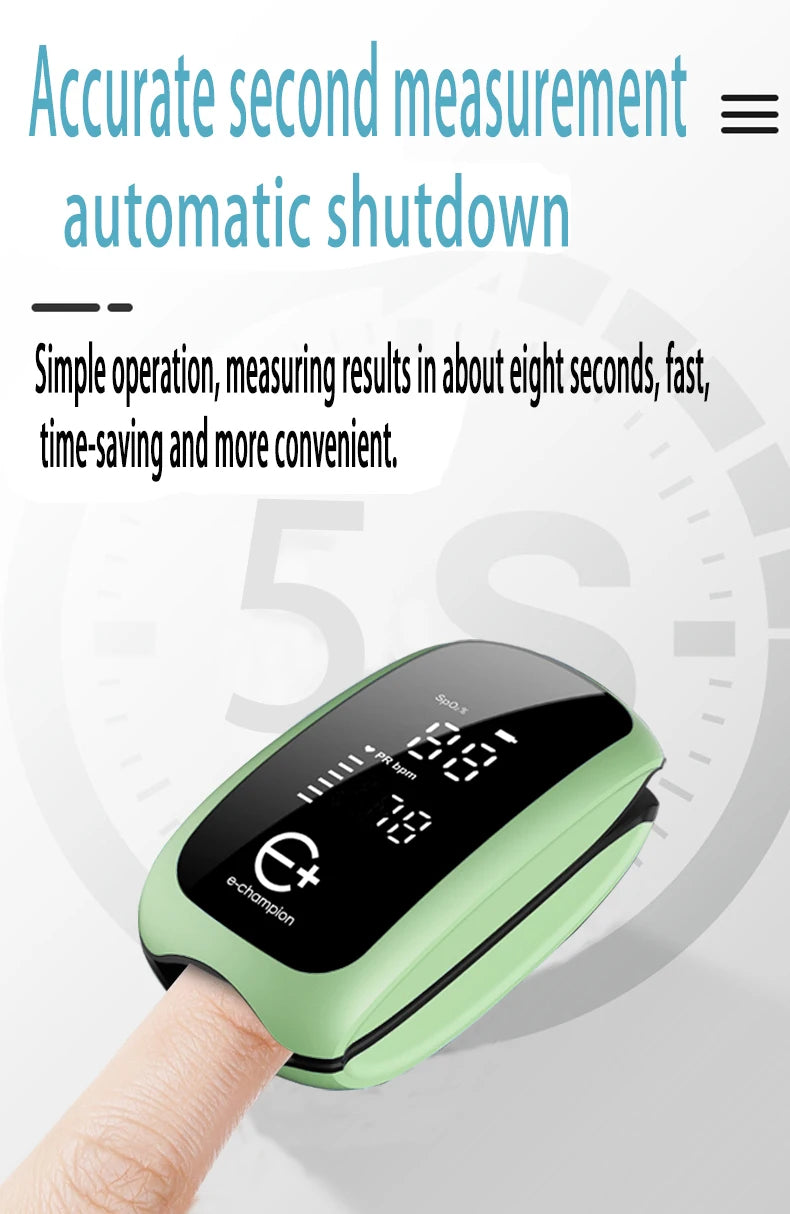 Medcial Forehead Thermometer Fingertip Pulse Oximeter Monitor Blood Oxygen Saturation Meter Pulse Oximeter USB Rechargeale