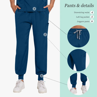 Scrubs Nursing Accessories Medical Surgical Gowns Doctor Nurse Special Scrub Men Solid Color Work Wear Spa Unifroms Women Unisex