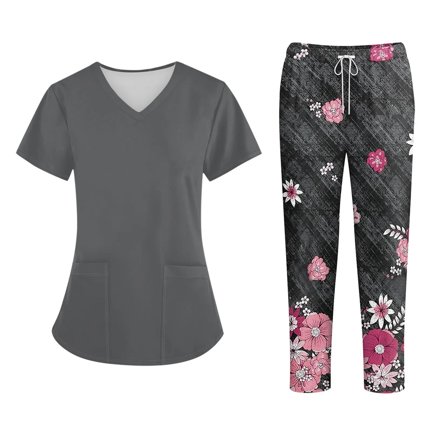 Unisex Medical Uniforms Men Women Nursing Clothes Beauty Costume Nurse Scrubs Sets Doctor Dentist Workwear Clinical Tops Pants