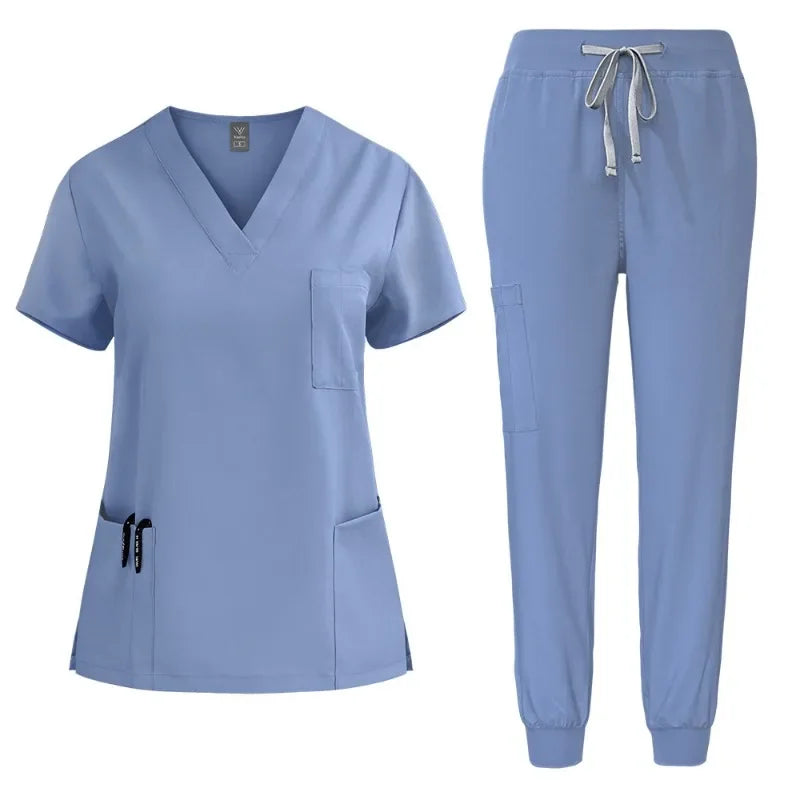 Nurse Uniform Woman Hospital Doctor Men's Medical Sweatshirt  Nursing Pants Unisex Workshop Uniforms Beauty SPA Work Clothes New