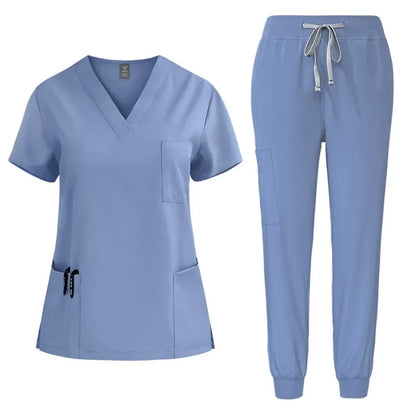 Nurse Uniform Woman Hospital Doctor Men's Medical Sweatshirt  Nursing Pants Unisex Workshop Uniforms Beauty SPA Work Clothes New