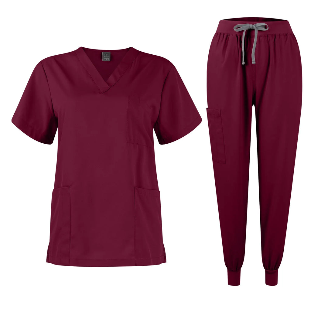 Nursing Beauty Salon Work Clothes Short sleeved Health Services Nursing Suits Summer Fashion Pet Surgical Doctor Costume Women