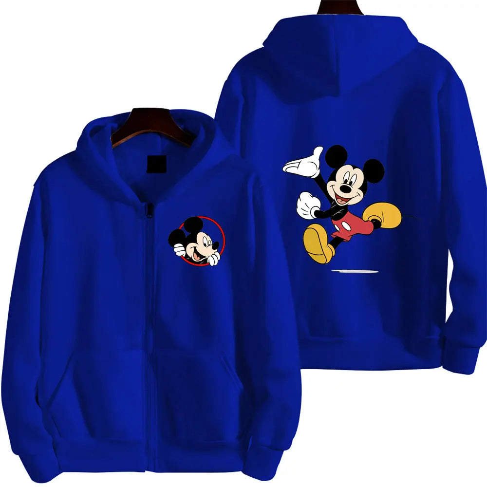 Womens Disney Mickey Mouse Graphic Sweatshirt All Items Buy 1 Authentic and Free Shipping Clothes Y2K Woman Winter Hoodie Jacket