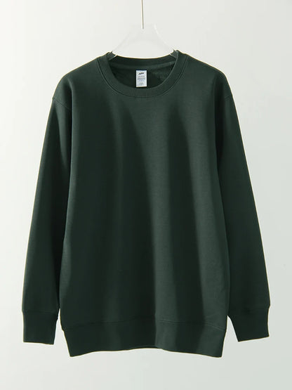 Winter Fleece Sweatshirts For Women Oversized Top Warm Pullovers Black Loose O Neck White Thick Velvet Sweatshirt Women Warm