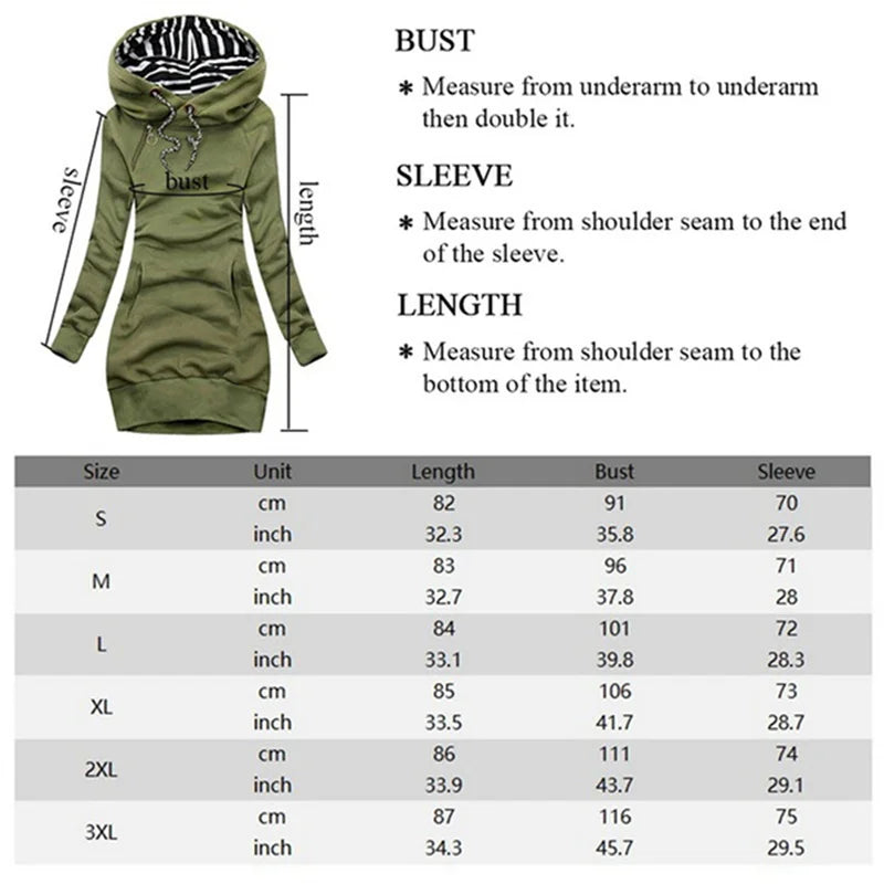 Autumn and Winter Women Dresses Fashion Long Sleeve Hoodie Dress Casual Hooded Dresses for Women Pullover Dress
