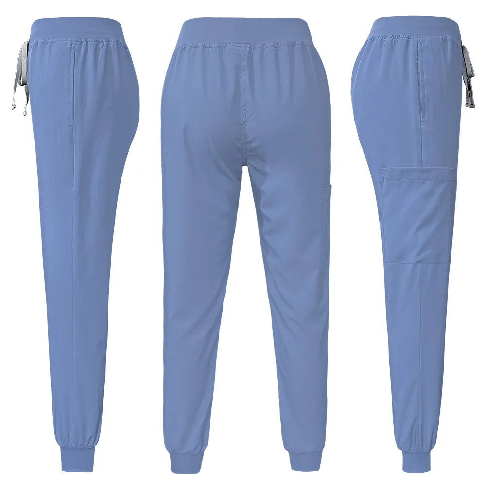 Slim Fit Medical Scrubs Uniform Women Scrub Sets Nursing Accessories Hospital Surgery Gowns Dental Clinic Beauty Salon Workwear