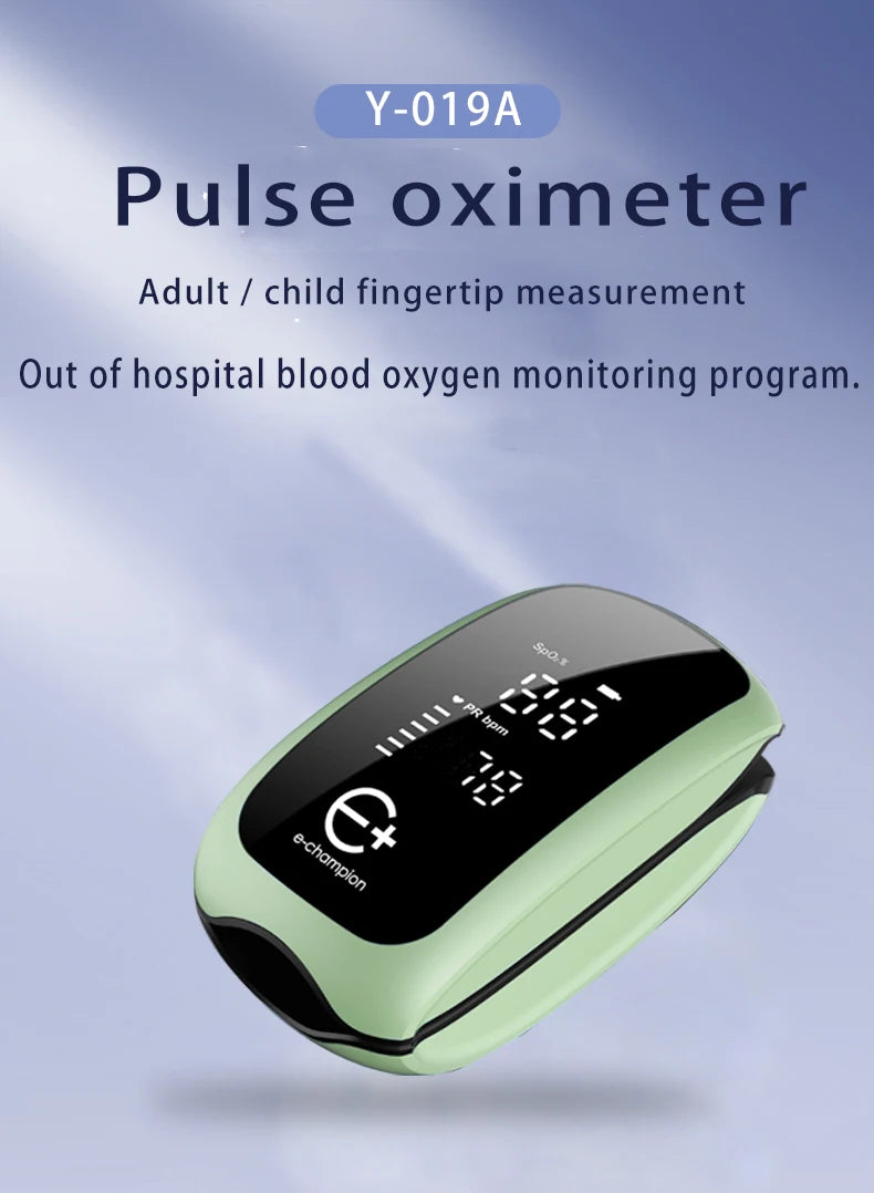 Medcial Forehead Thermometer Fingertip Pulse Oximeter Monitor Blood Oxygen Saturation Meter Pulse Oximeter USB Rechargeale