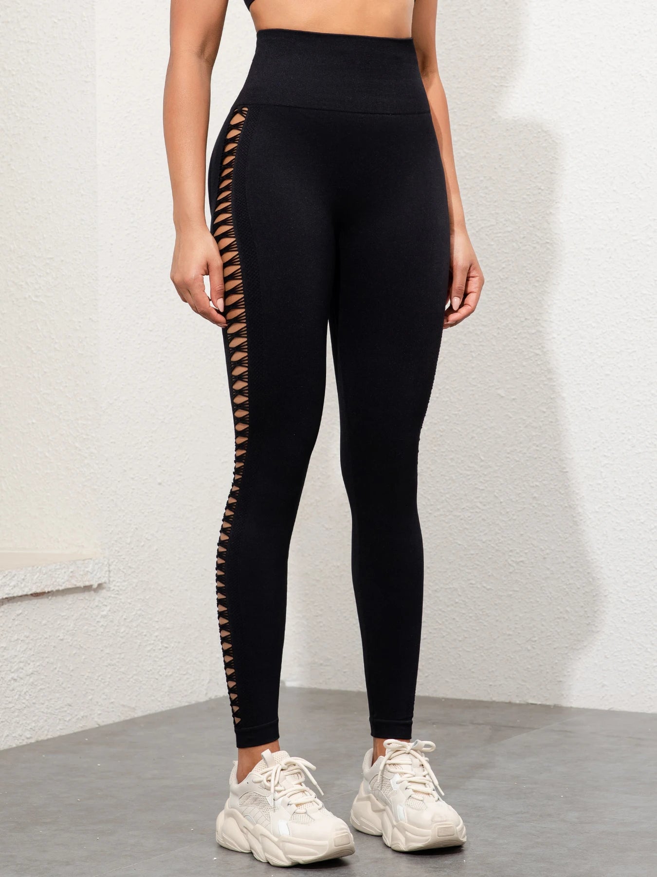 Butt Lifting Sexy Gym Leggings Women High Waist Seamless Tie Dye  Leggings Women Skinny Stretch Outdoors Hollow Out Pants