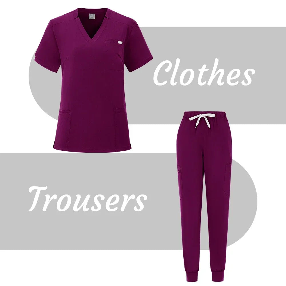 Wholesale Operating Room Medical Uniform Scrubs Hospital Working Scrubs Set Medical Supplies Nurse Dental Surgery Suit Workwear