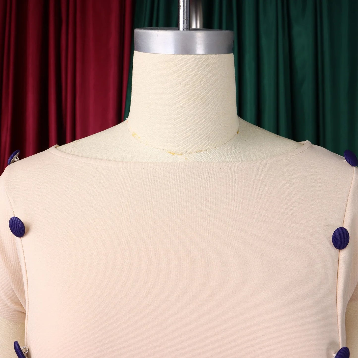 Elegant Office Dresses for Women O Neck Short Sleeve Belt Waisted Package Hips Mid Calf Professional Business Work Dress Midi OL