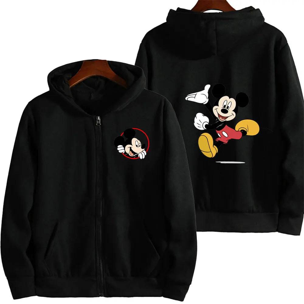 Womens Disney Mickey Mouse Graphic Sweatshirt All Items Buy 1 Authentic and Free Shipping Clothes Y2K Woman Winter Hoodie Jacket