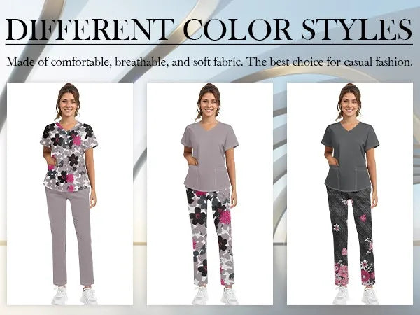 Unisex Medical Uniforms Men Women Nursing Clothes Beauty Costume Nurse Scrubs Sets Doctor Dentist Workwear Clinical Tops Pants