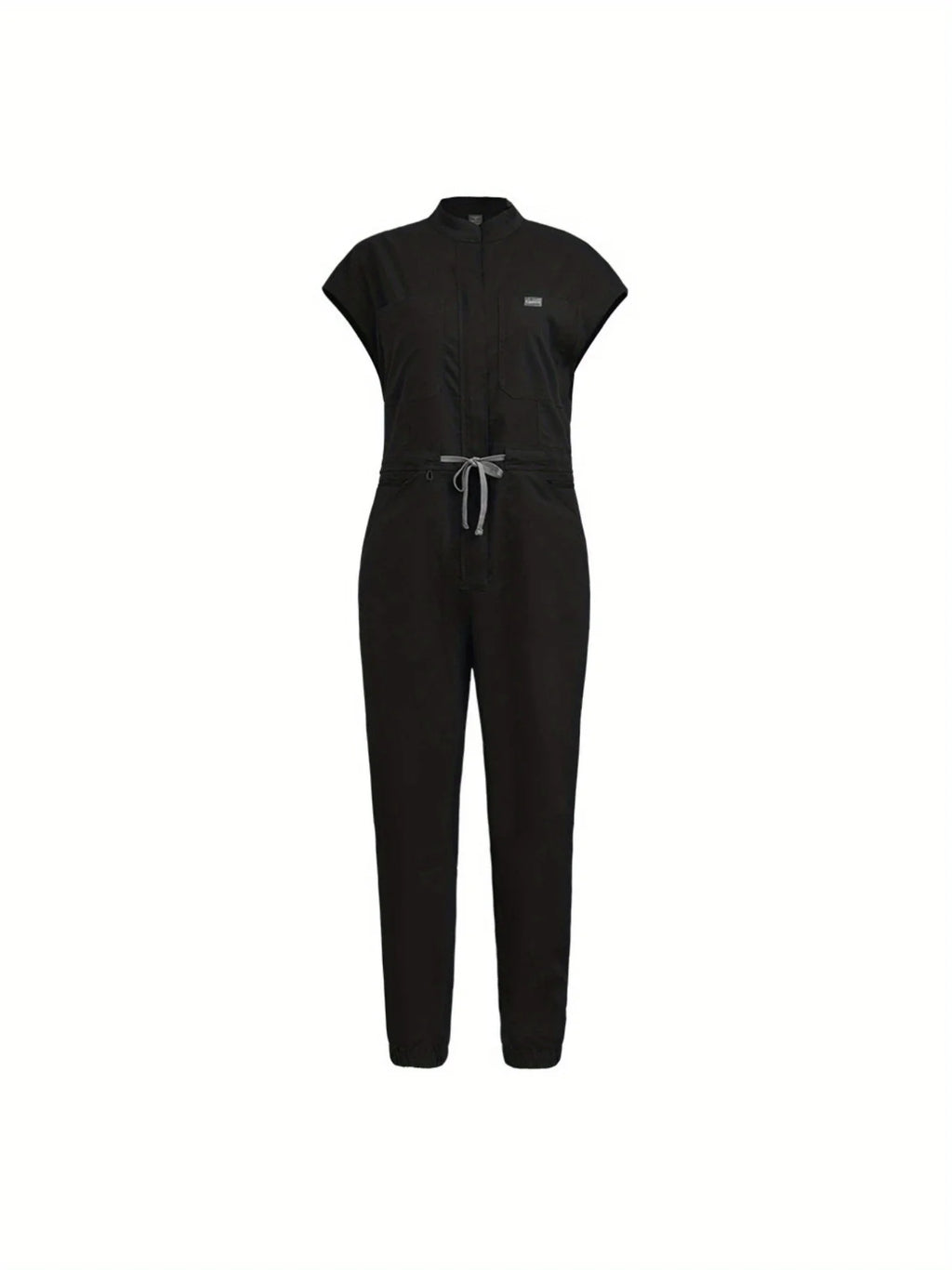 Comprehensive Training Outfit Scrubs Set Uniform Jogger Suit Stretch with Multi Pocket for Esthetician Workwear Jumpsuit
