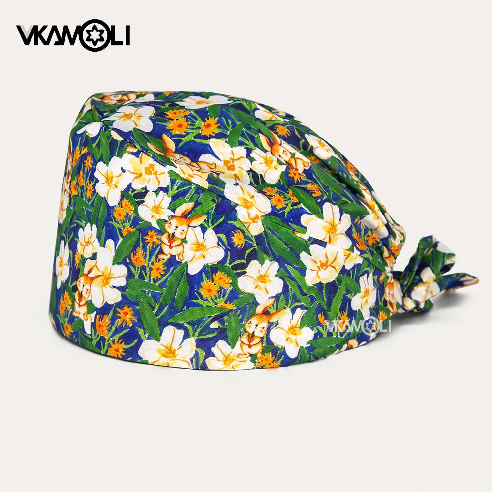 Fashionable and functional nurse accessories High-quality surgical caps for women and man in the medical field scrub cap