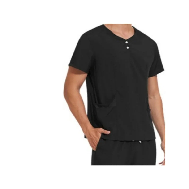 Frosted Suit Uniforms for men's Hospital Gowns Pharmacy Beauty Work Clothes