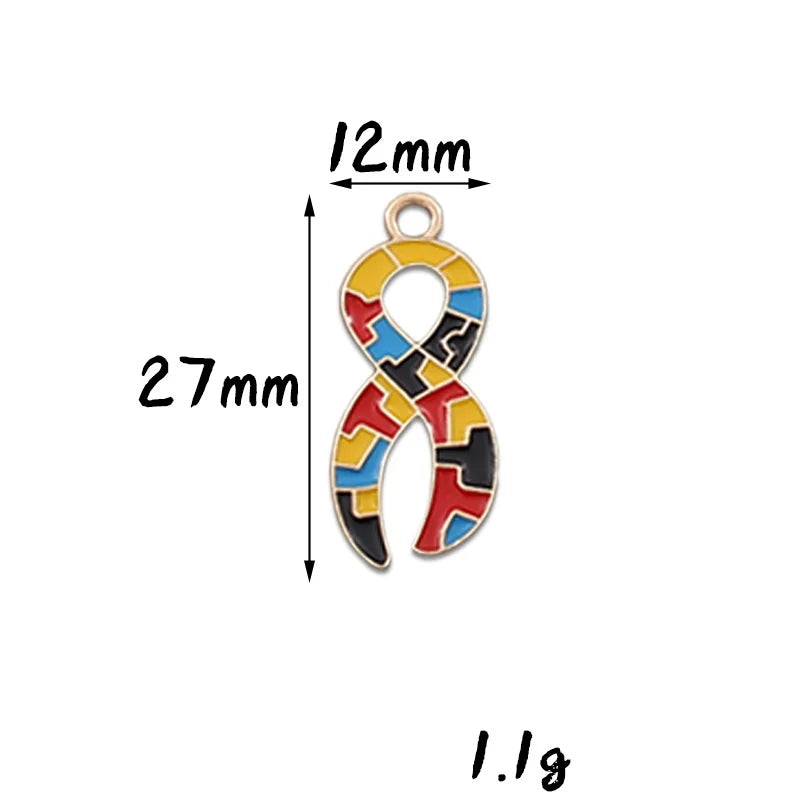 1 Pcs Autism Awareness Pin Autism Pins Lapel Pin Multi Color Autism Puzzle Piece Brooches Pins for Backpacks Sleeves Awareness