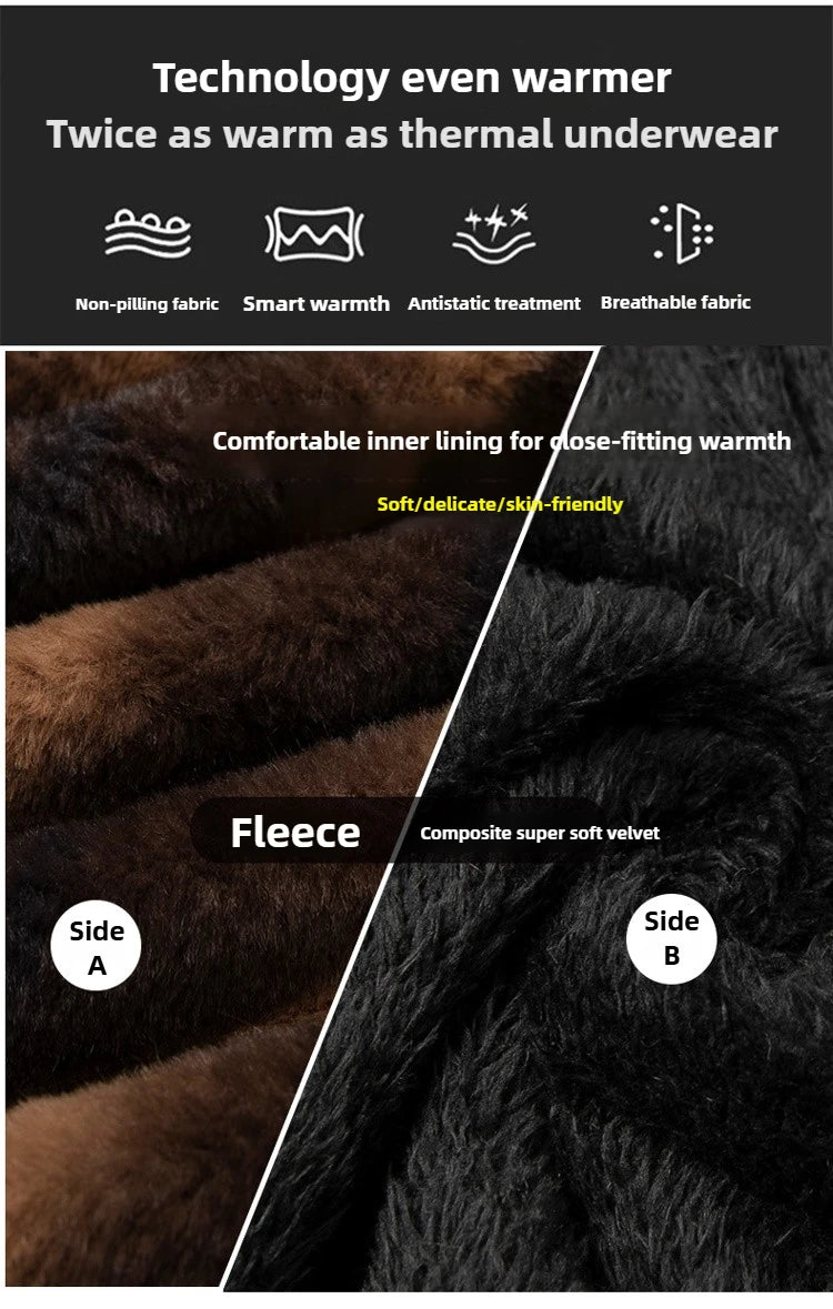 Cozy Winter Fleece Jacket, Convertible Collar Hood to Shield from Wind, Plush Lined for Warmth