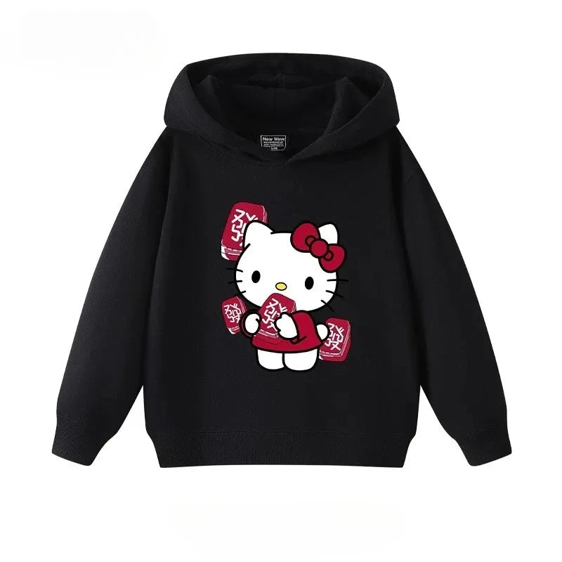 Autumn and Winter Children's Warm Hoodie Hooded Sports Shipment Cartoon Casual Outdoor Clothing Comfortable and Soft