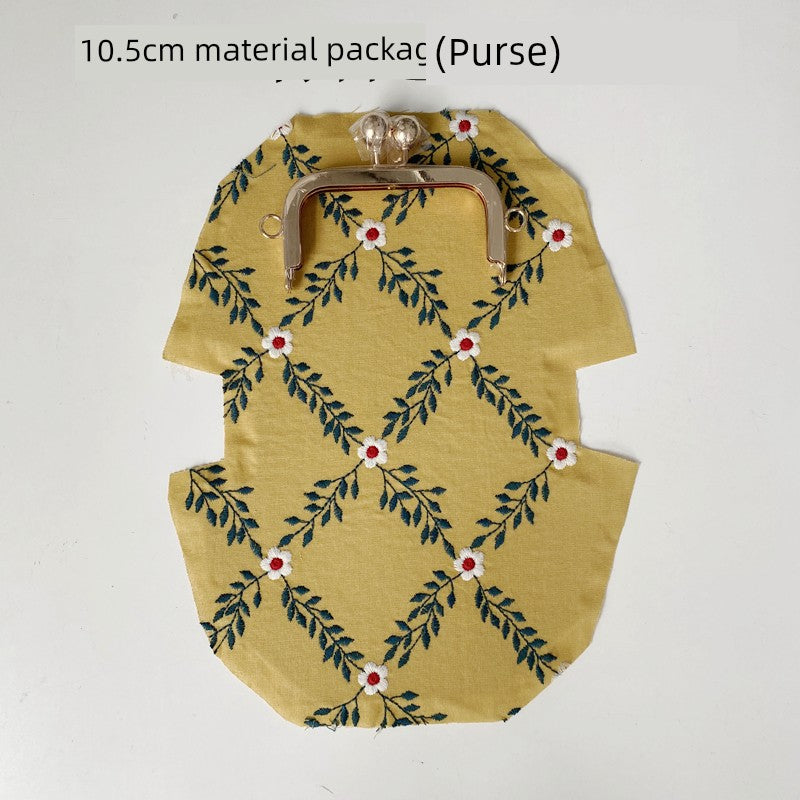 Machine Embroidery Extended Mobile Phone Bag Fabric