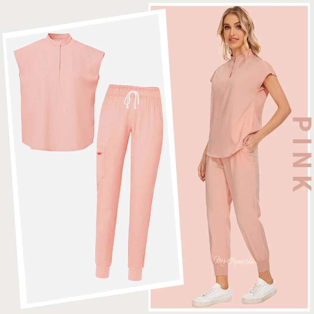Medical Uniforms Women Scrubs Sets Nurse Nursing Work Clothes