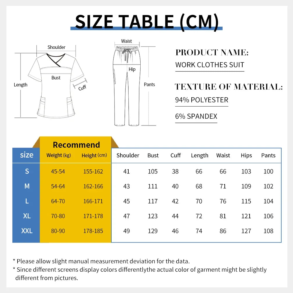 Medical Uniforms Women Hospital Nurse Scrubs Sets Pet Grooming Scrubs Unisex Clinic Nursing Surgical Uniforms Spa Uniforms Women