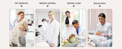 niaahinn Scrubs Set for Women Nurse Uniform Jogger Suit Stretch Top & Pants with Multi Pocket for Nurse Esthetician Workwear