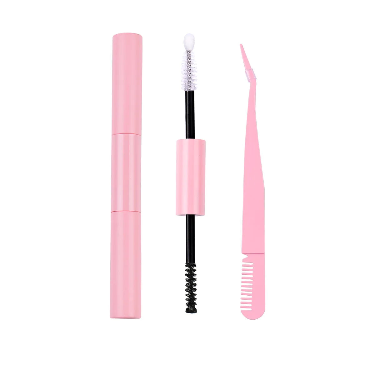 DIY Eyelash Extension Kit, 280 PCS Clusters Slender Stems, Super Fixed Mascara Brush Bond and Seal Eyelash Glue and Eyel